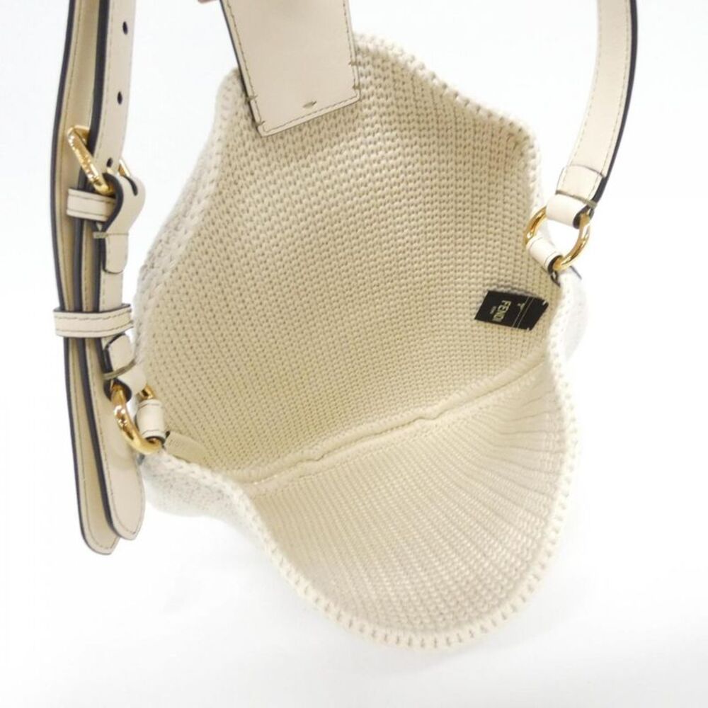 Fendi Croissant Small Canvas Shoulder Bag - Picture 7 of 7